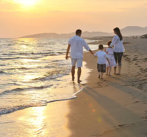 family at the beach psychatry